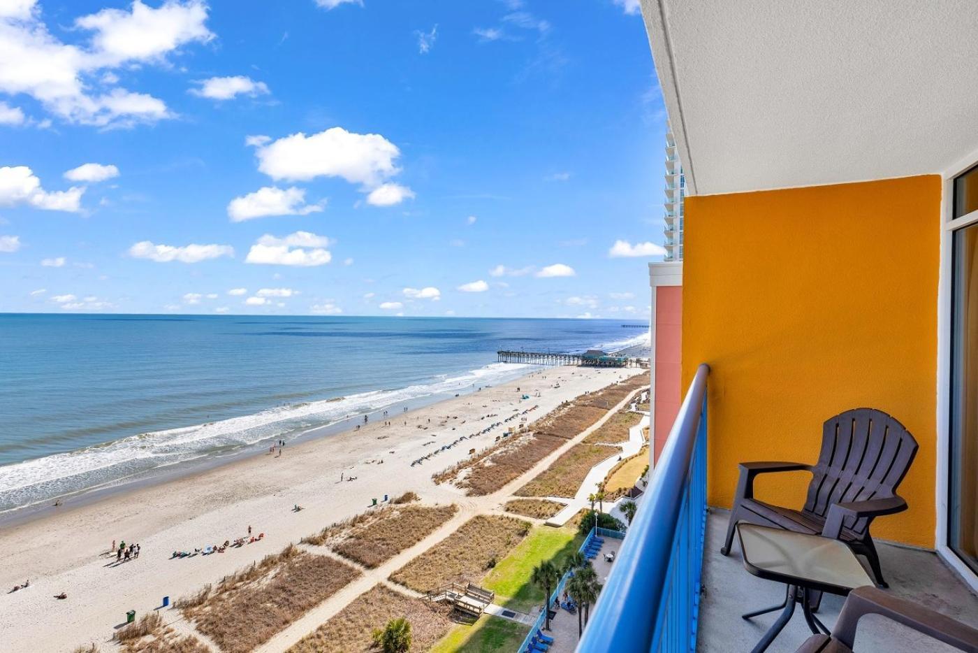 Hosteeva Stunning Atlantica Resort Condo W Ocean-Front Views And Pools マートルビーチ エクステリア 写真