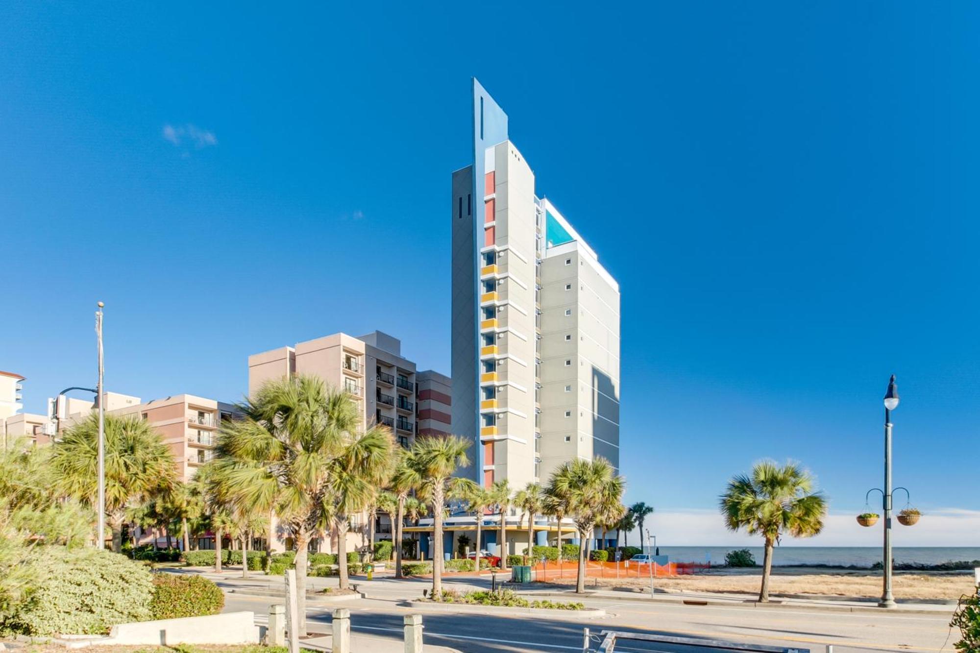 Hosteeva Stunning Atlantica Resort Condo W Ocean-Front Views And Pools マートルビーチ エクステリア 写真