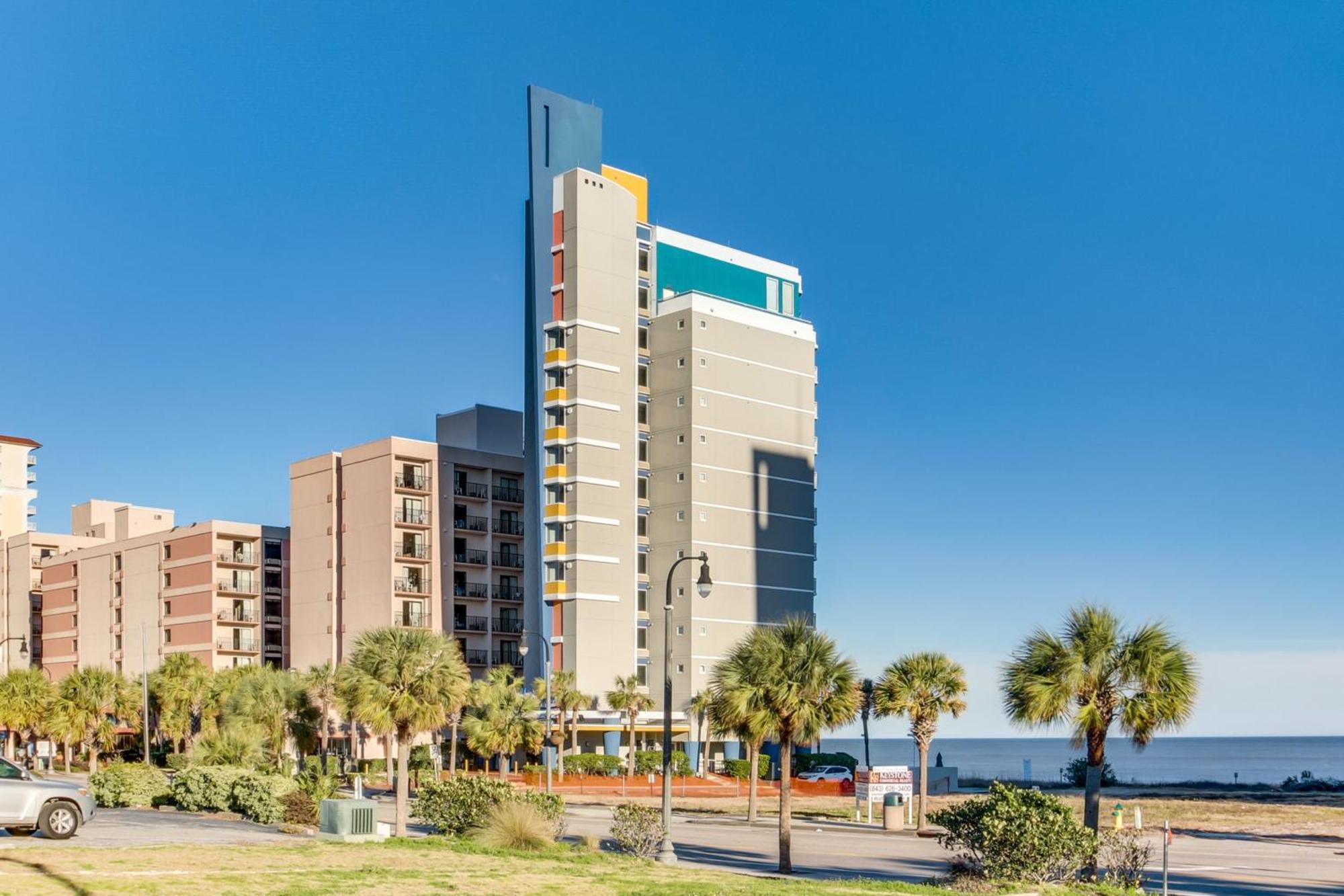 Hosteeva Stunning Atlantica Resort Condo W Ocean-Front Views And Pools マートルビーチ エクステリア 写真