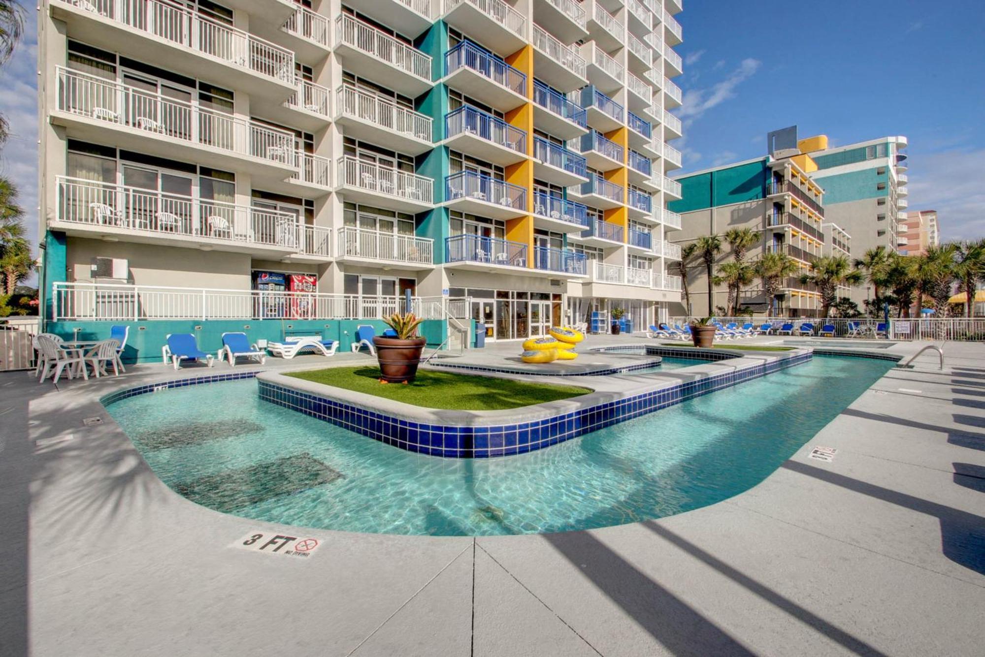 Hosteeva Stunning Atlantica Resort Condo W Ocean-Front Views And Pools マートルビーチ エクステリア 写真