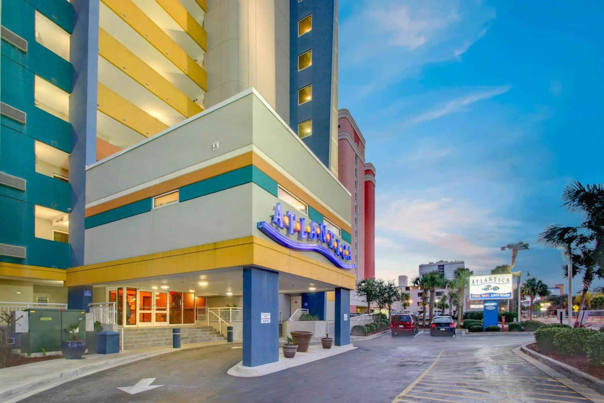 Hosteeva Stunning Atlantica Resort Condo W Ocean-Front Views And Pools マートルビーチ エクステリア 写真