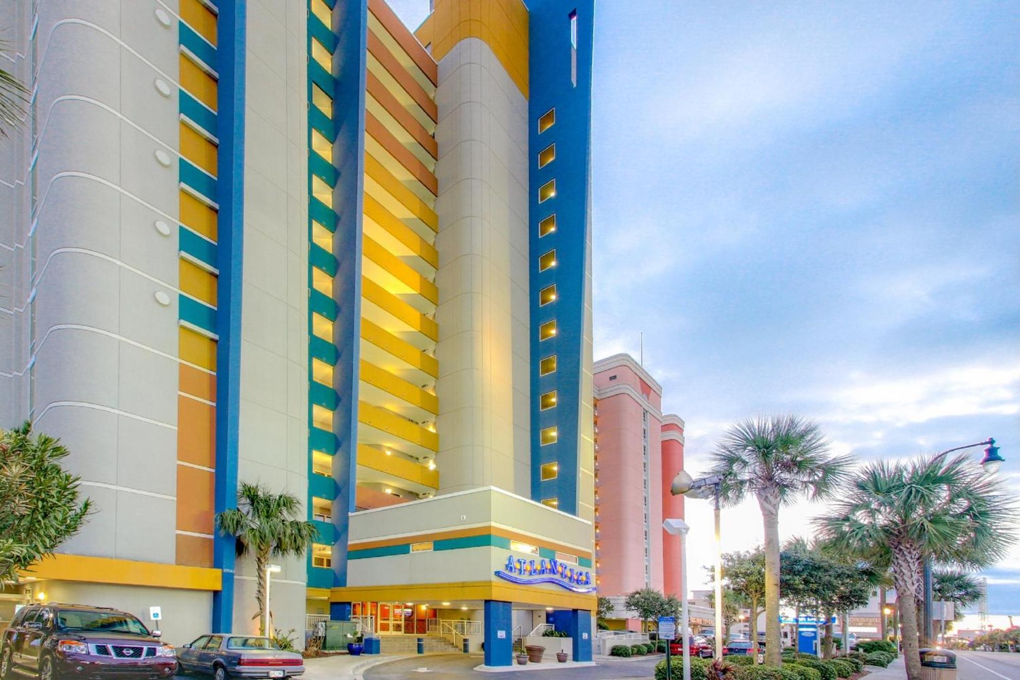 Hosteeva Stunning Atlantica Resort Condo W Ocean-Front Views And Pools マートルビーチ エクステリア 写真