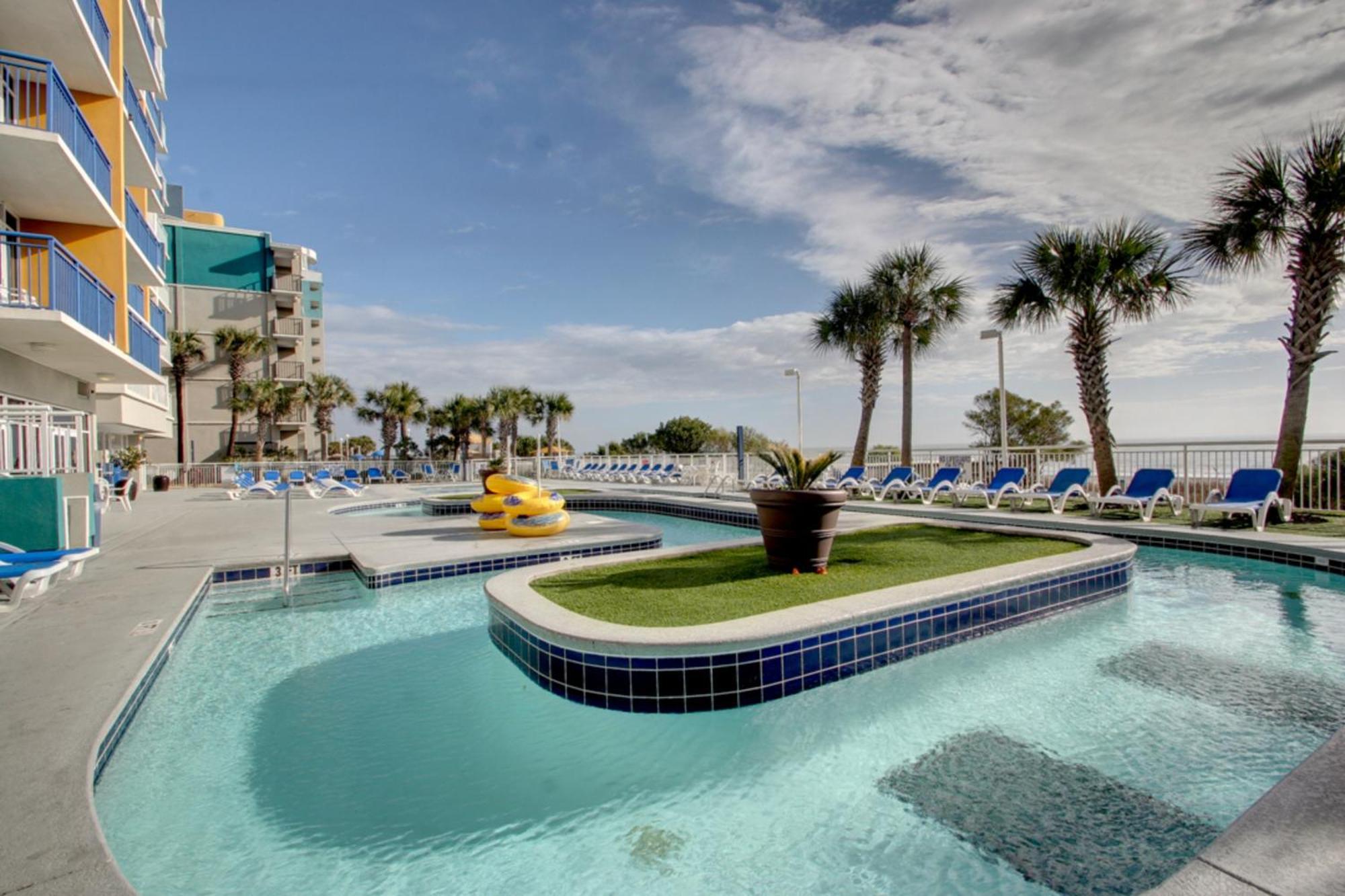 Hosteeva Stunning Atlantica Resort Condo W Ocean-Front Views And Pools マートルビーチ エクステリア 写真