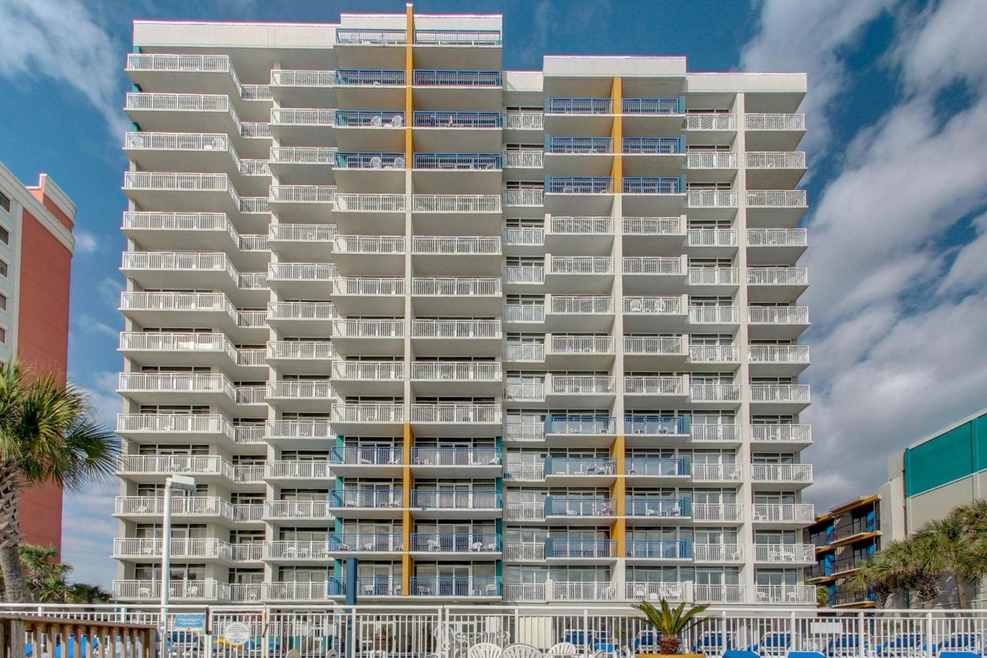 Hosteeva Stunning Atlantica Resort Condo W Ocean-Front Views And Pools マートルビーチ エクステリア 写真