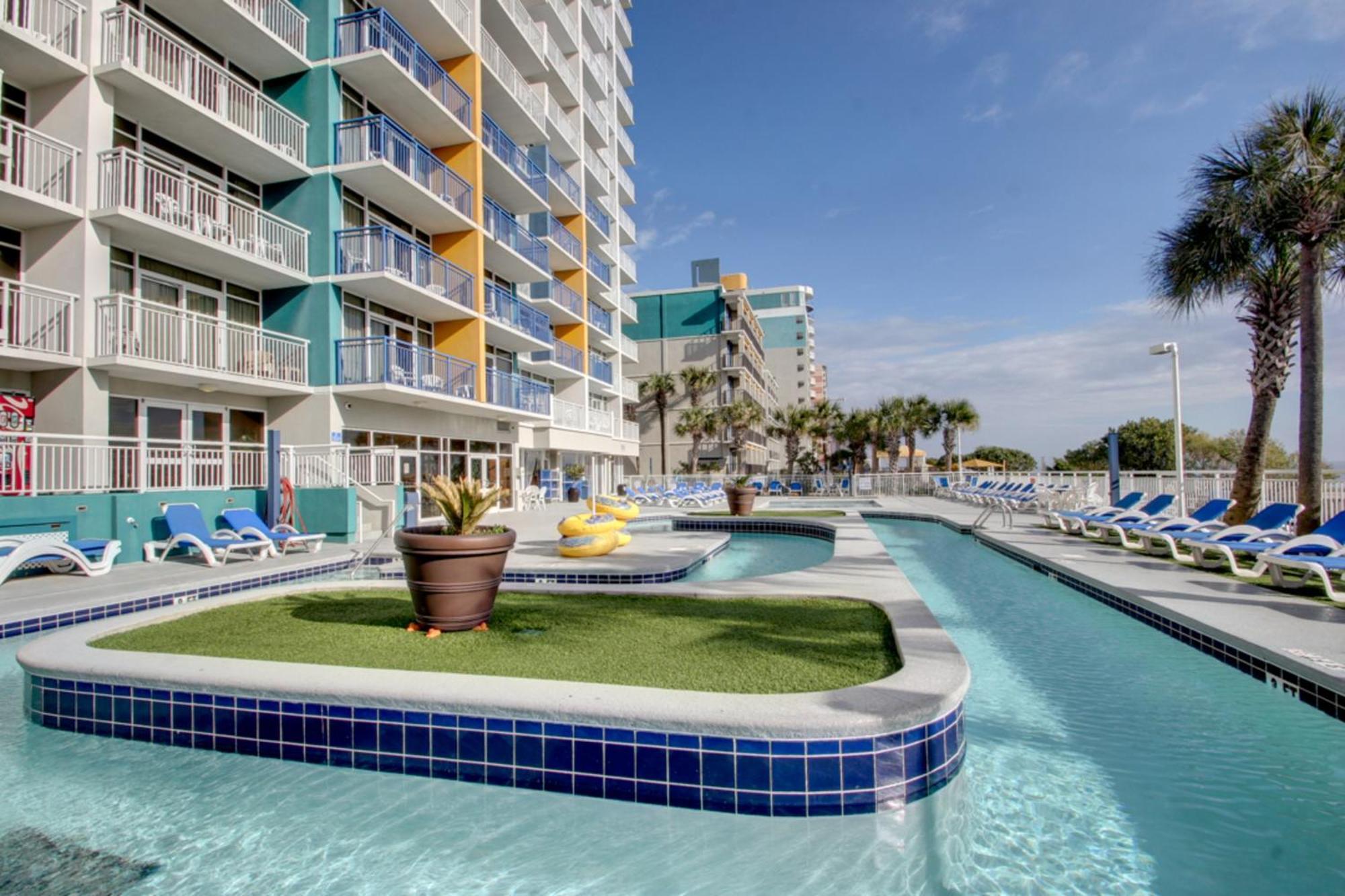 Hosteeva Stunning Atlantica Resort Condo W Ocean-Front Views And Pools マートルビーチ エクステリア 写真